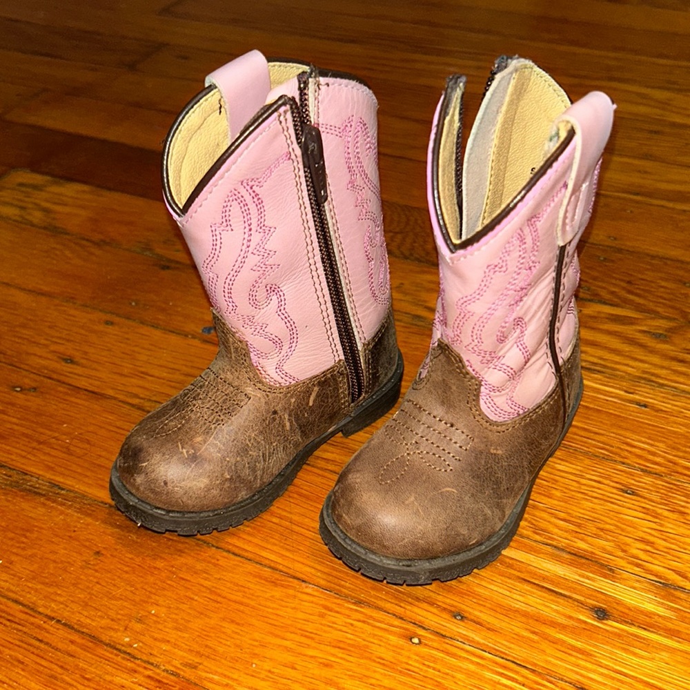 Toddler cow girl boots